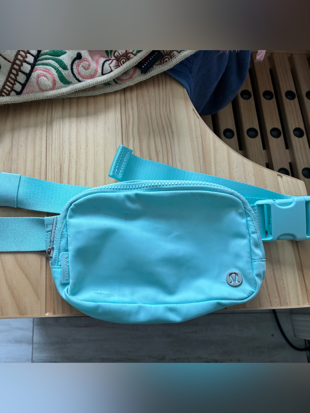 lululemon athletica kids Teal Aqua Belt Bag
